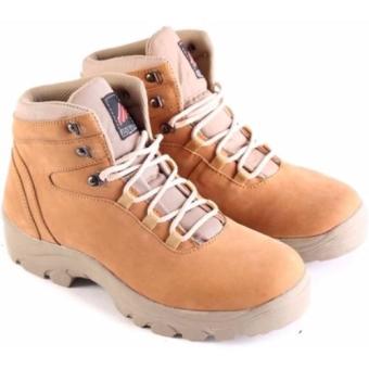Garsel Sepatu Boot Adventure Safety Shoes Pria Bahan Kulit Buck Synth Sol TPR - L 158  