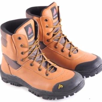 Garsel Sepatu Boot Adventure Safety Shoes Pria Bahan PU Sol TPR - L 156  