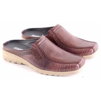 Garsel Sepatu Sandals Pria Bahan Kulit Premium Sol TPR - L 173  