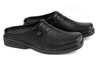 Garucci GAW 0289 Sepatu/Sandal Formal/Pantofel Pria - Leather - Elegan (Hitam)  