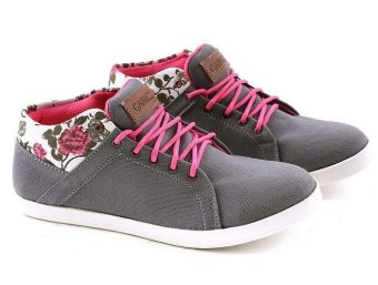 Garucci GUS 1124 Sepatu Casual Sneaker/ Kets Wanita - Synthetic - Gaya (Abu-Abu)  