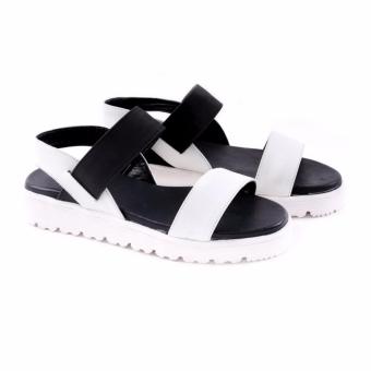 Garucci sandal Flip Flop Wanita 312-white combi  