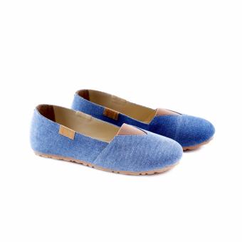 Garucci Sepatu Slip On Wanita / Woman Flat Shoes - Bahan Denim - SH 6070  