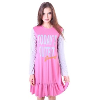 Geearsy Dress Wanita 34- Pink  