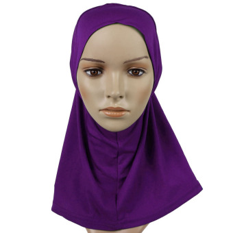 GETEK Islamic Muslim Full Cover Inner Underscarf Hijab Cap Hat (Purple)  