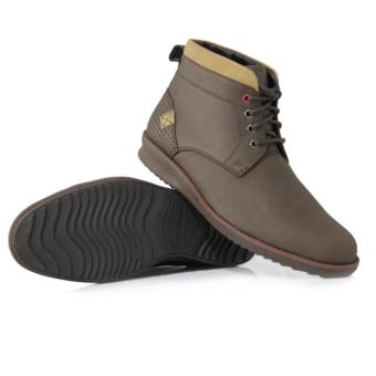 Gino Mariani Men's Shoes Leather Geraldine - Cokelat Tua  