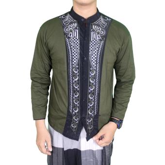 Gudang Fashion - Baju Kemeja Muslim Pria - Hijau  