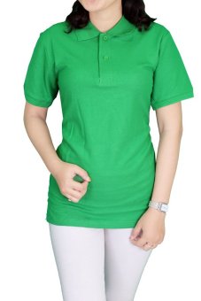 Gudang Fashion - Basic Polo Shirts Wanita Hijau Fuji - Hijau Fuji  