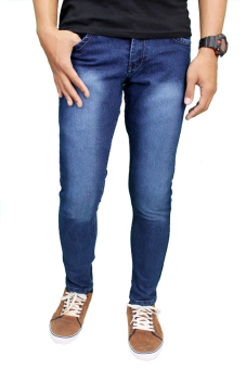 Gudang Fashion - Celana Jeans Panjang - Navy  