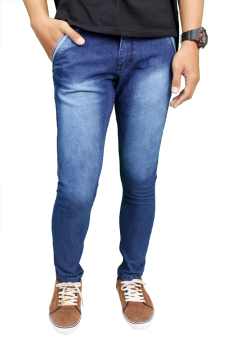 Gudang Fashion - Celana Jeans Panjang Pria - Navy  