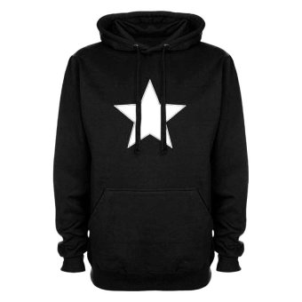 GudangClothing Hoodie Captain America Star - Hitam  