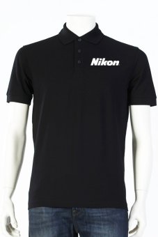 Gudangclothing Polo Shirt Nikon - Hitam  