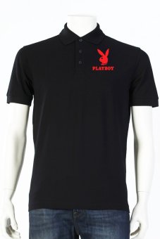 Gudangclothing Polo Shirt Playboy 01 - Hitam  