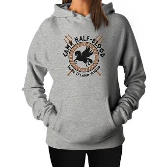 GVM TeeStars Women's - Camp Half Blood Hoodie Grey - intl  