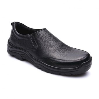 Handymen SS PA 05 sepatu safety formal klasik genuine leather - Black  