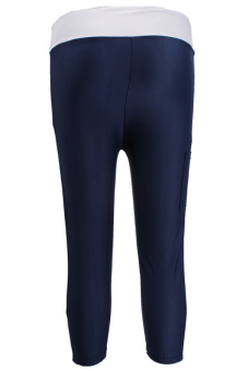 Hang-Qiao Soft Tights Pants Navy  