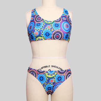 Hanyu Sexy Women Bikini Set Bandage Push Up Padded Swimwear Swimsuit Bathing Beachwear Multicolor  