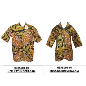 Hem dan Blus Batik Couple HBKS001-04CXXL  