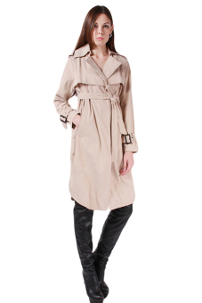 Hengsong Autumn Women's Trench Coat (Khaki)  