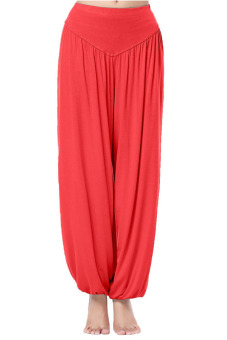 Hengsong Loose Pants Trousers Red  