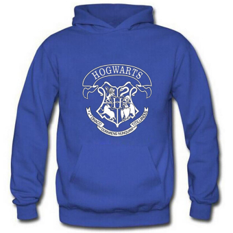 Hequ Hot Autumn Man Famous Movie Harry Potter Hogwarts Hoody Sweatshirts Brand Sportswear Outwear T-shirt Blue - intl  