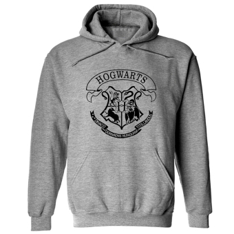 Hequ Hot Autumn Man Famous Movie Harry Potter Hogwarts Hoody Sweatshirts Brand Sportswear Outwear T-shirt Grey - intl  
