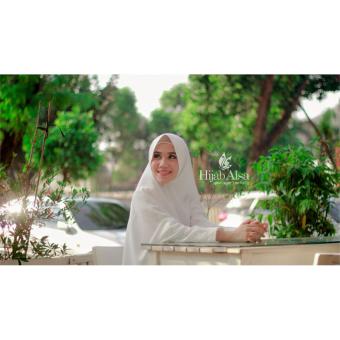 Hijab Alsa - Jilbab Syar'i Raisa - Broken White  