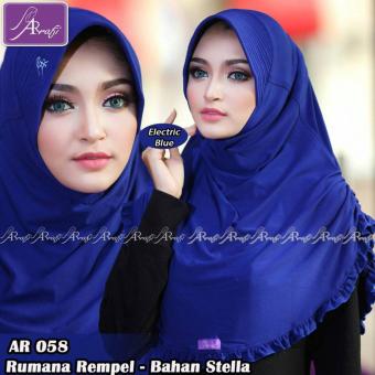 Hijab Instan Arrafi Rumana Rempel (Electrix Blue)  