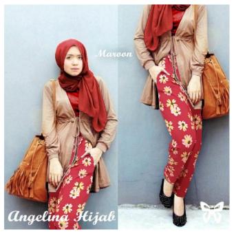 Hirani Collection - Angelina Hijab - Merah  