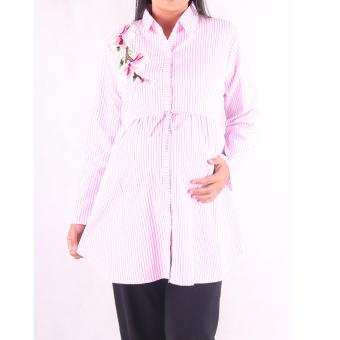 HMILL Baju Hamil Blus Hamil 1460 - Pink  