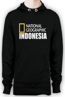 Hollic Cloth- Hoodie Nat Geo Indonesia Hitam  