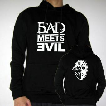 Hoodie Bad Meets Evil 'Eminem' 2 - Hitam  