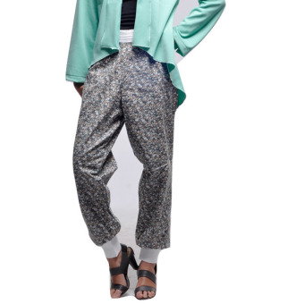 House of Shaqina Pants Button Flower Pleats - Tosca  