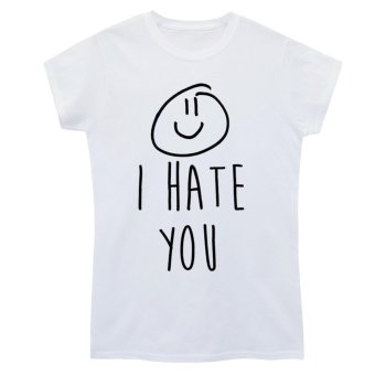 I Hate You X Smiley Unisex T Shirt  