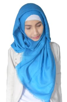 Ikiya Hijab Pashmina Tyrex (Biru)  