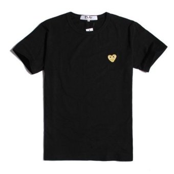 Ilife Store 2015 New Mens Summer Tops Tees Short Sleeve Gold Heart Tshirt Men Comme Des Garcons Playcotton White T Shirt Styles Blue  