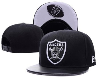 Oakland Raiders Men's NFL Sports Caps Snapback Fashion Hats Women's Football Exquisite Hat Cotton Hip Hop Newest Sports Black - intl