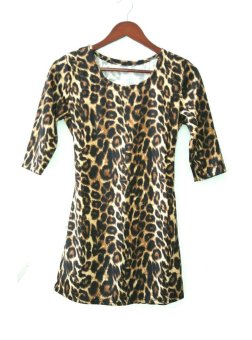 Richanel Leopard Dress - Multicolor
