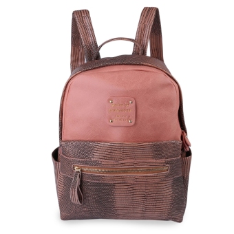 Snake Letter Embellishment Dual Purposes Backpack Portable Bag for Women - intl