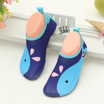 Jiayiqi Cute Cartoon Printed Sandals Light Weight Slip-on Summer Beach Water Shoes - intl