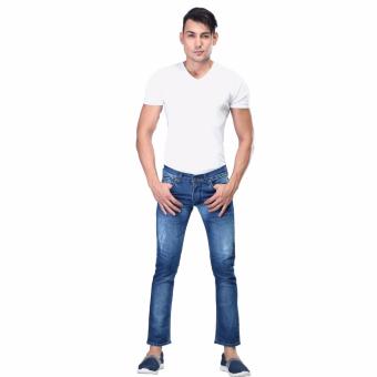 Inficlo Celana Jeans Pria/jeans best seller/celana pria/fashion pria SWYx459 Biru