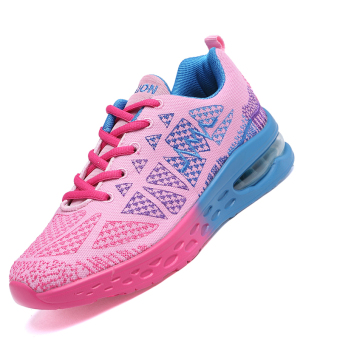 Seanut Woman Casual Sports Shoes Lace-Up Shoes (Pink)