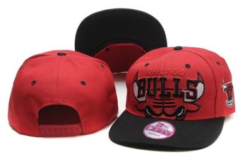 NBA Women's Snapback Caps Chicago Bulls Men's Basketball Sports Hats Fashion Bone Beat-Boy Fashionable Cotton Adjustable Outdoor Red - intl