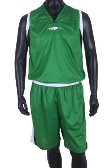 Proteam Jersey 3Line BBall Green-White