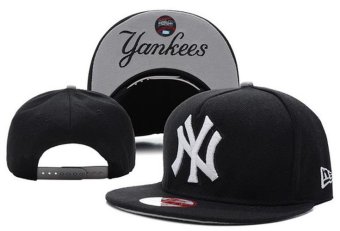 Men's Baseball Sports Hats Women's Snapback Caps MLB Fashion New York Yankees Sun Girls Cotton Sports Summer Unisex Black - intl