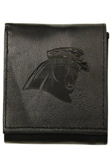 NFL Leather Wallet - Carolina Panthers - Black