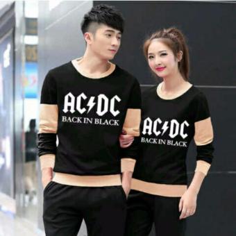 Jakarta Couple - Sweater Couple ACDC Hitam