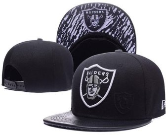 Fashion Snapback Oakland Raiders Women's Hats Caps NFL Men's Sports Football Sun Beat-Boy Cool Hip Hop Embroidery Bboy Black - intl