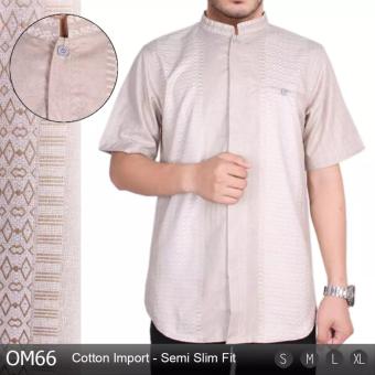 Kemeja Pria - Baju Koko Slim Fit - Baju Koko Modern - Baju Muslim - Baju Pesta OM66