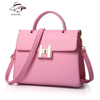 Famous Brand Handbags Female Designer Handbags High Quality Luxury Women H Word Bag Hasp Leather Handbag Women Tote Bags Bolsos - intl